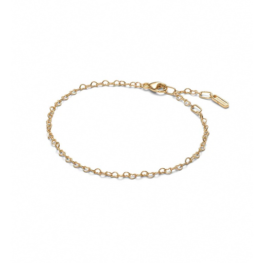 Pandora Era Linked Hearts Chain Bracelet