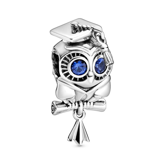 Pandora Wise Owl Graduation Dangle Charm