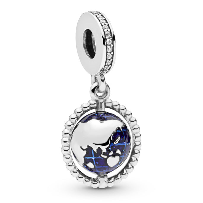 Pandora Spinning Globe Dangle Charm