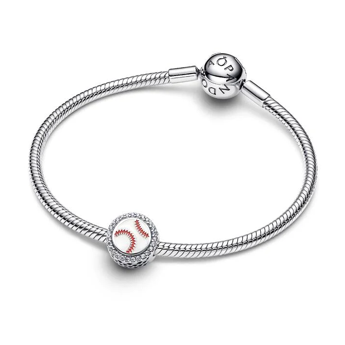 Pandora Engravable Baseball Charm