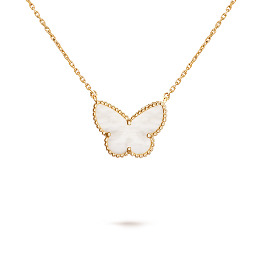Van Cleef & Arpels Lucky Alhambra butterfly necklace
