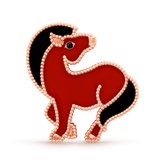 Van Cleef & Arpels Lucky Animals series pony brooch
