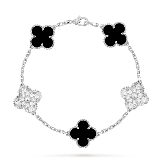 Van Cleef & Arpels Vintage Alhambra Five-Flower Bracelet