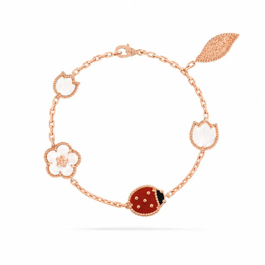 (Van Cleef & Arpels) Lucky Spring 5-motif bracelet