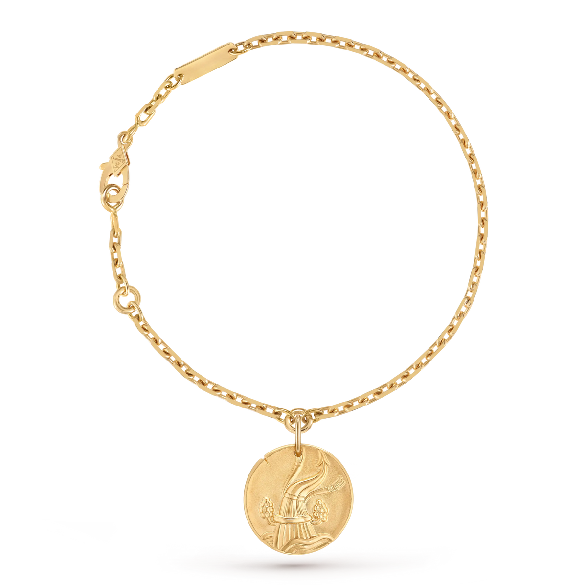 Van Cleef & Arpels Zodiaque Collection Aquarius Gold Bracelet