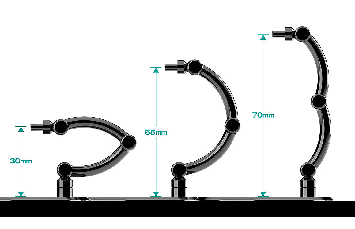 The Simple Stand mini x4 Black (for Small Figures & Chibi Figures)