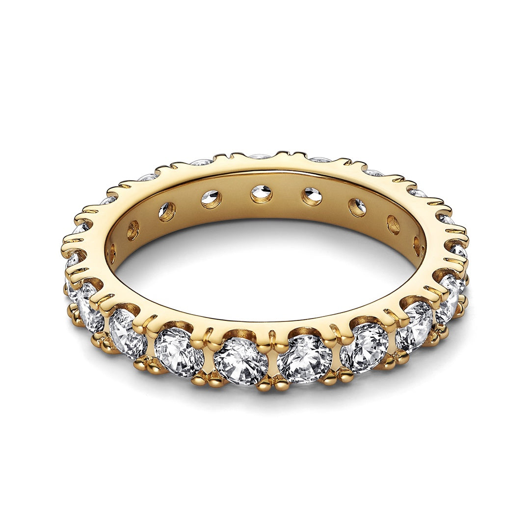 Sparkling Row Eternity Ring