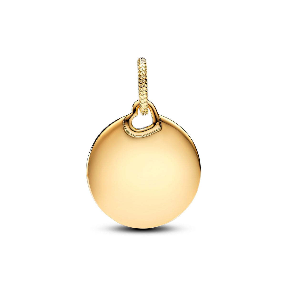 Pandora Engravable Round Tag Dangle Charm