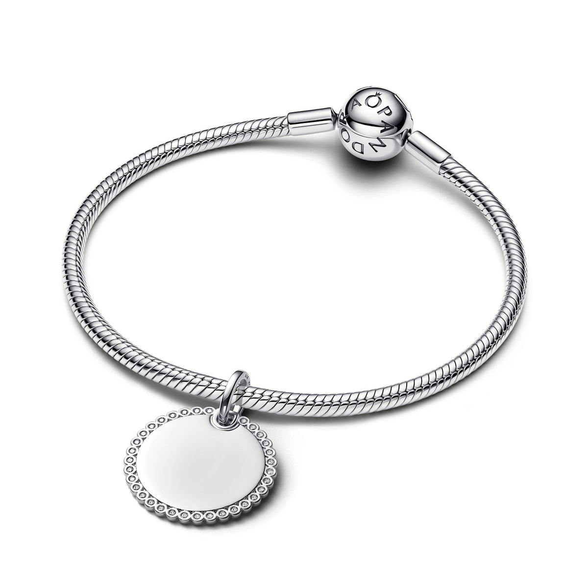 Engravable Round Tag Pendant