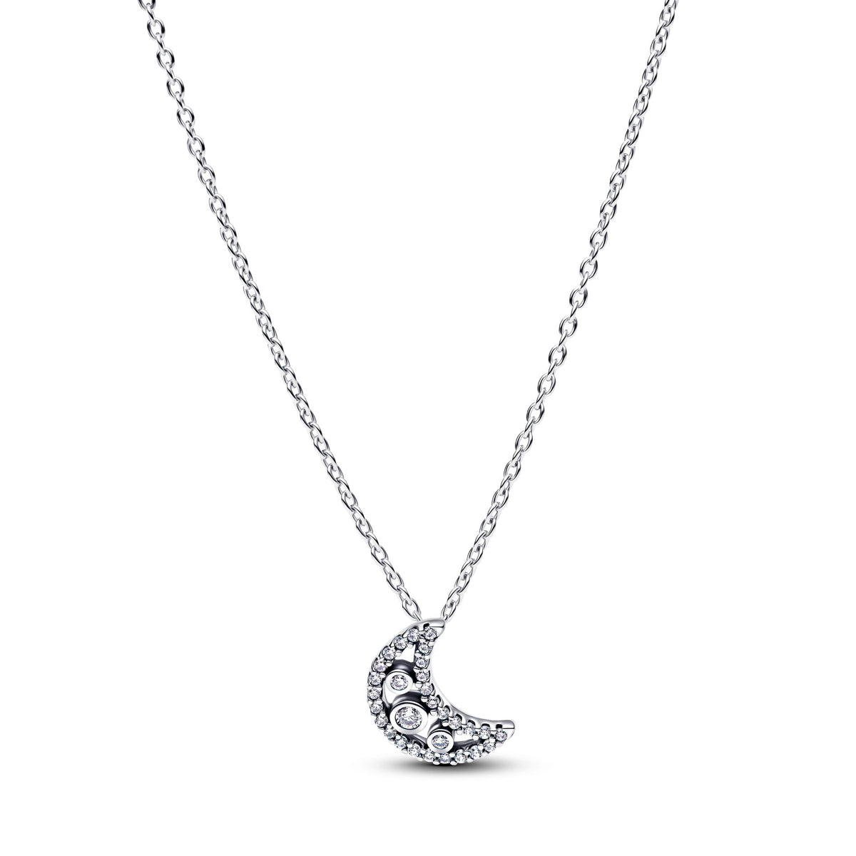 Pandora Crescent Moon Pendant Necklace