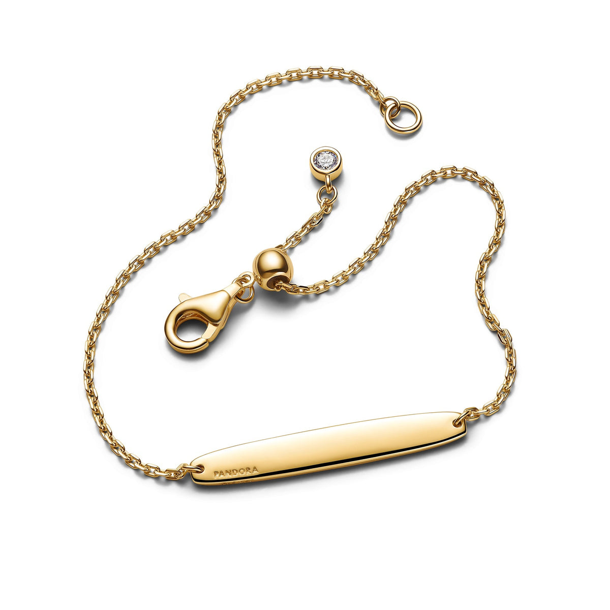 Pandora Engravable Bar Chain Bracelet