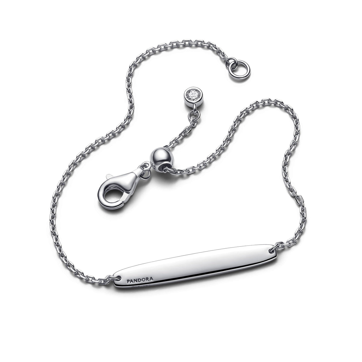 Pandora Engravable Bar Chain Bracelet