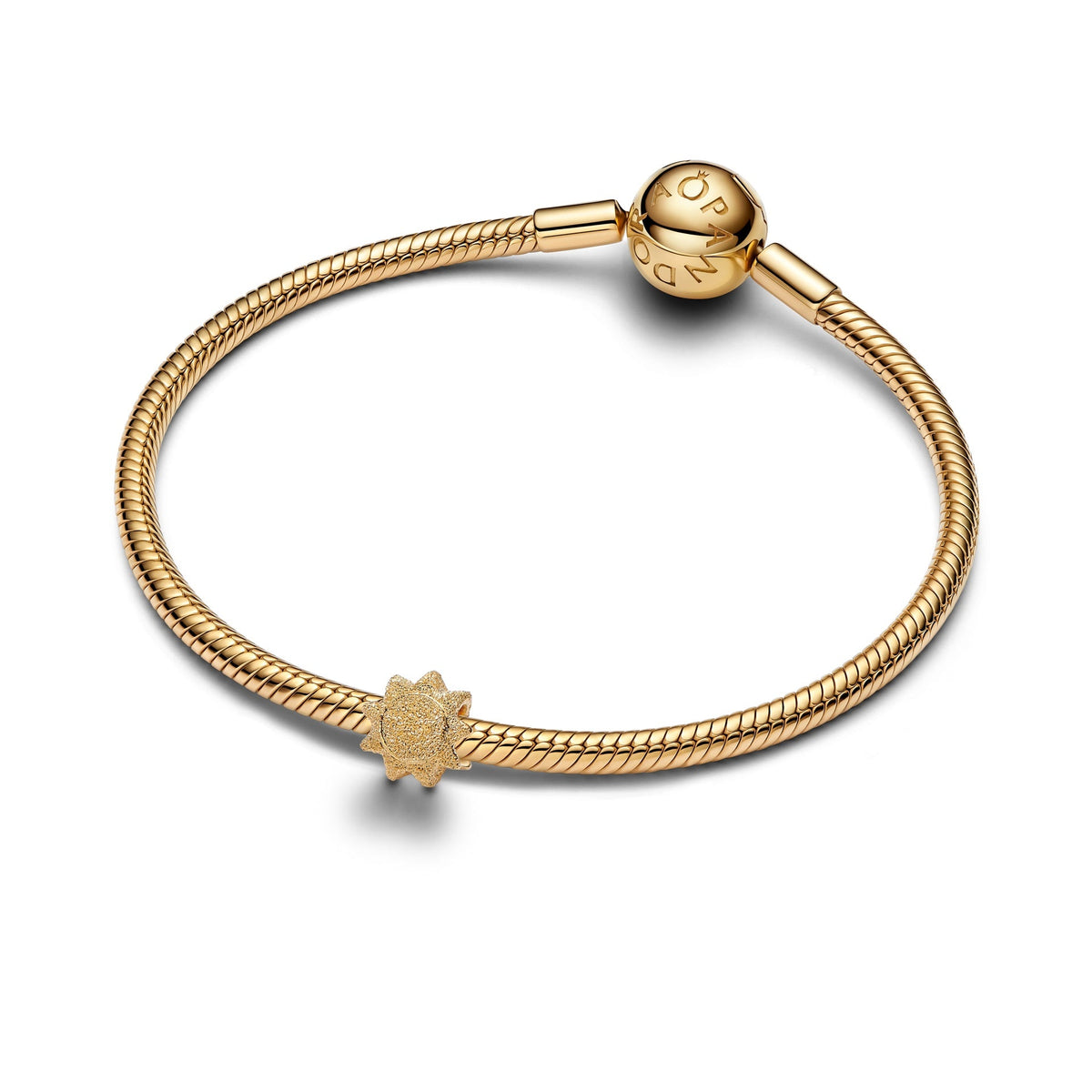 Pandora Textured Sun Mini Charm