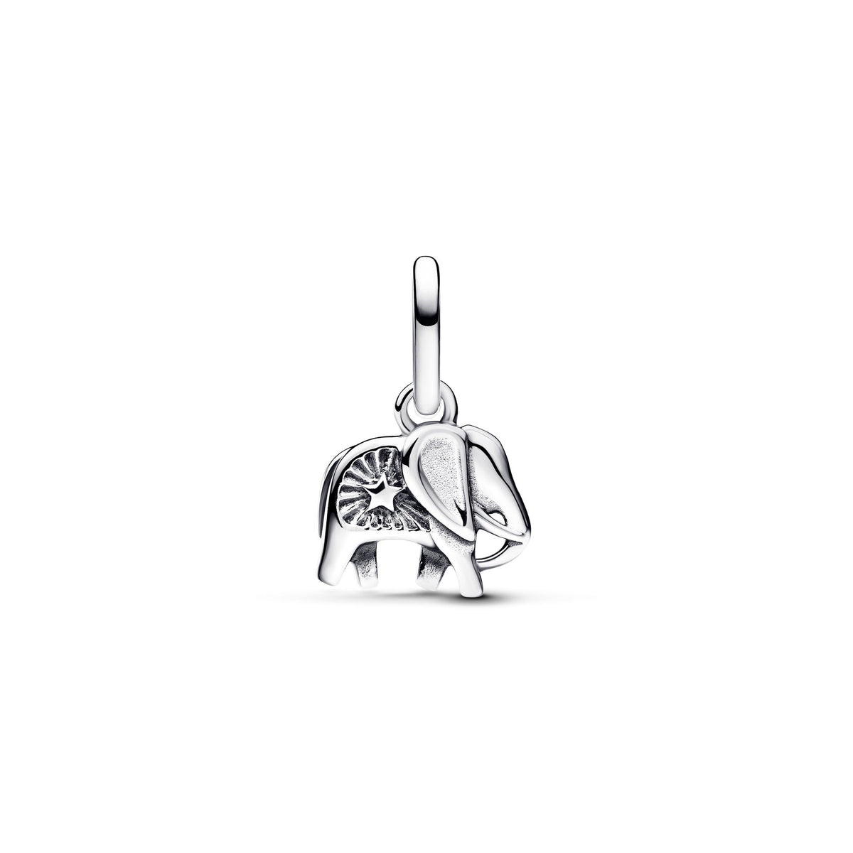 Pandora Turquoise-colored Elephant Mini Dangle Charm