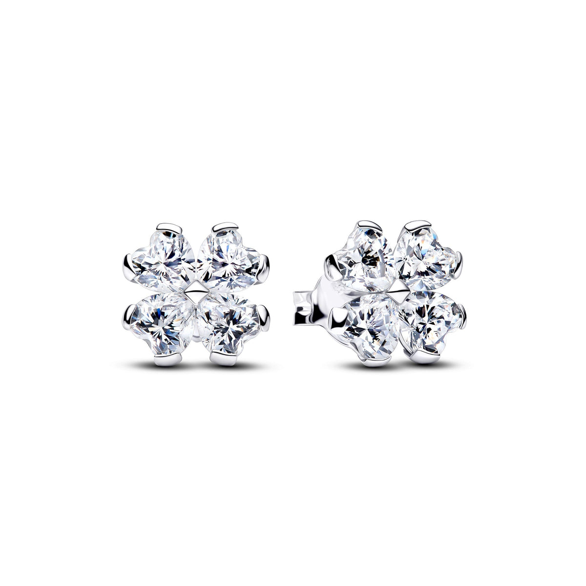 Pandora Sparkling Lucky Clover Stud Earrings