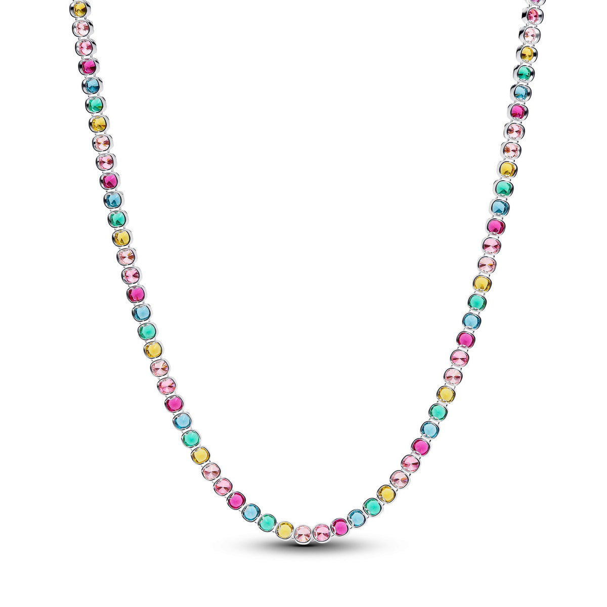 Pandora Rainbow Tennis Necklace