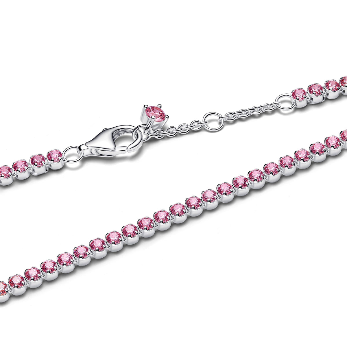 Pandora Pink Small Tennis Bracelet