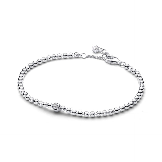 Pandora Beads & Sparkling Stone Bracelet