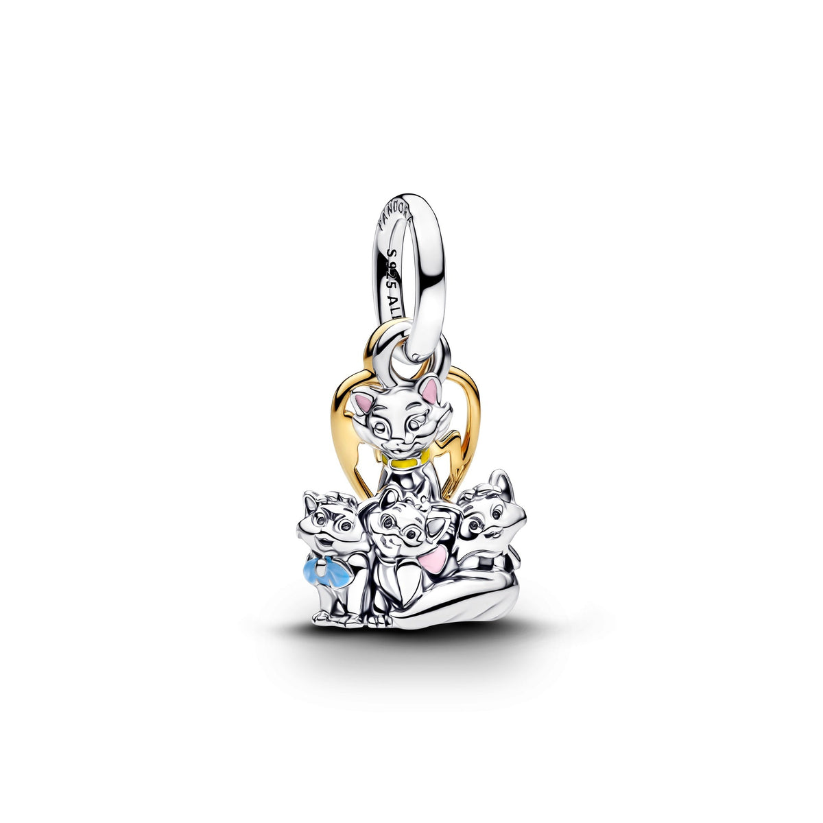 Pandora Disney Aristocats Duchess & Kittens Dangle Charm