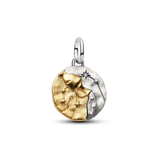 Pandora Aquarius Zodiac Medallion Charm