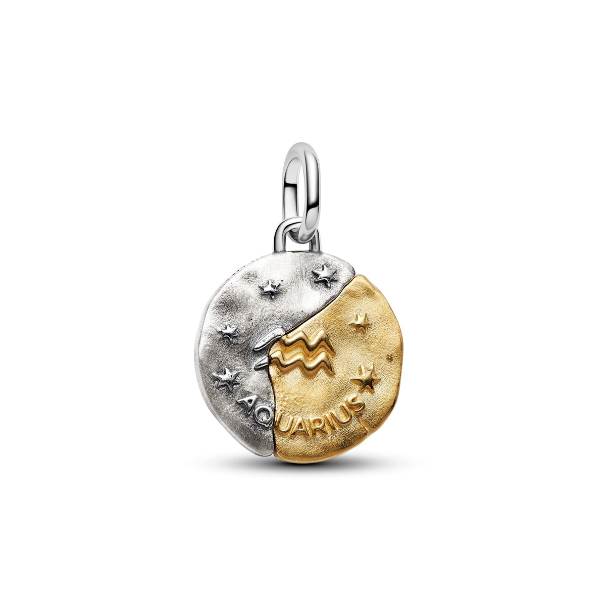 Pandora Aquarius Zodiac Medallion Charm