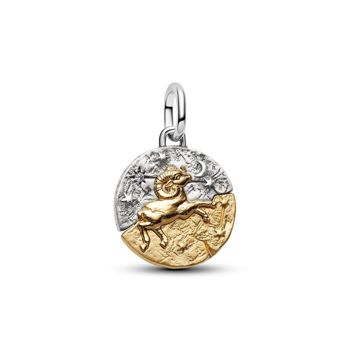 Pandora Aries Zodiac Medallion Charm