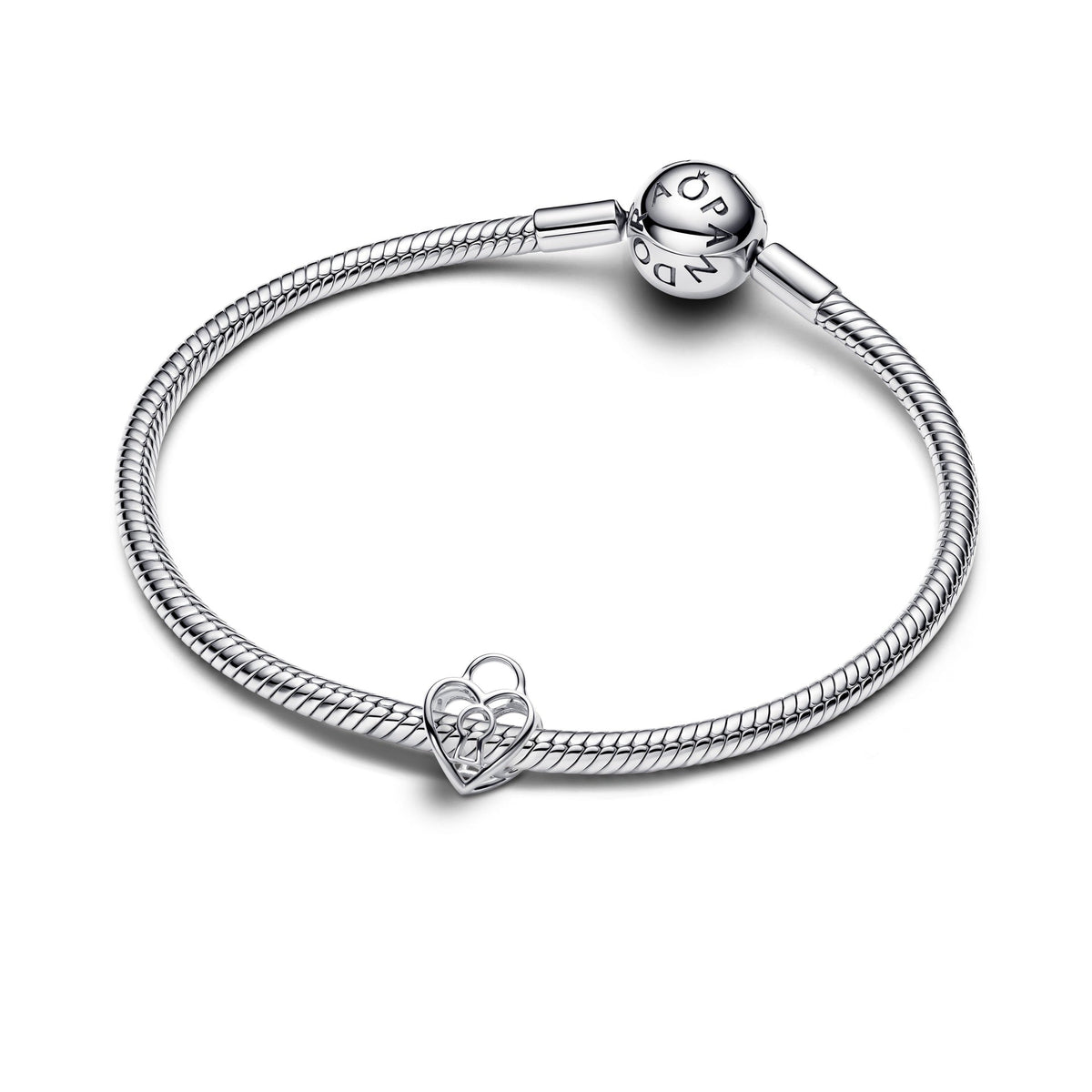 Pandora Openwork Heart Padlock Charm