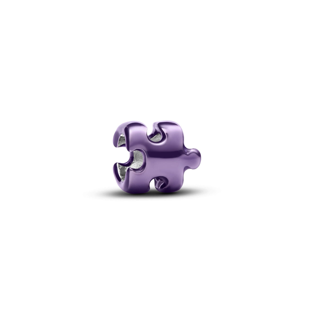 Pandora Purple Puzzle Piece Mini Charm