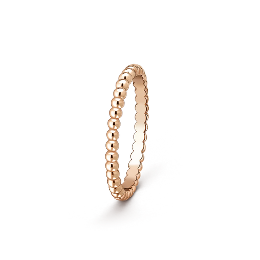 Van Cleef & Arpels Perlée collection gold bead ring