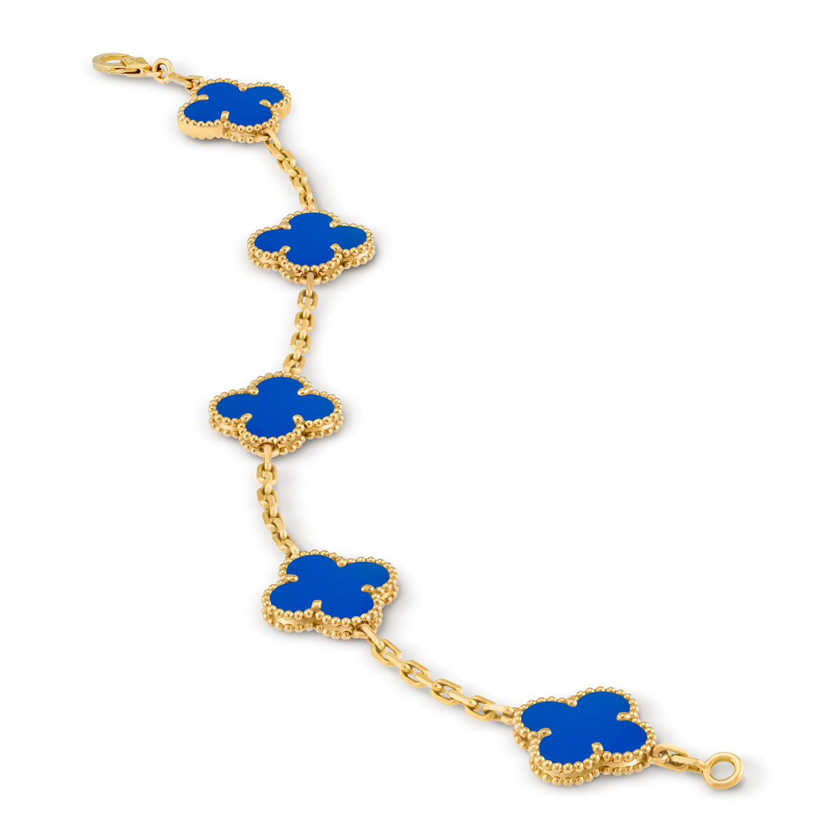 Van Cleef & Arpels Vintage Alhambra Five-Flower Bracelet