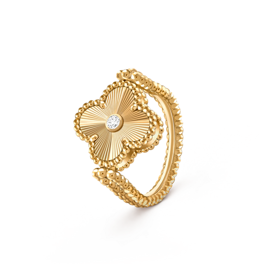 Van Cleef & Arpels Vintage Alhambra Reversible Ring