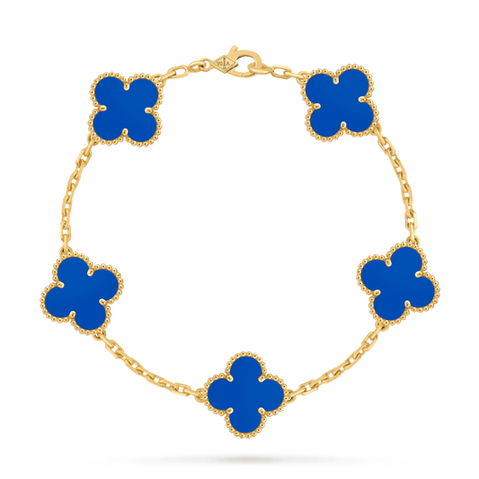 Van Cleef & Arpels Vintage Alhambra Five-Flower Bracelet