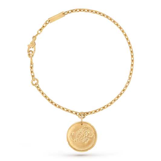 Van Cleef & Arpels Zodiaque Scorpio Gold Bracelet