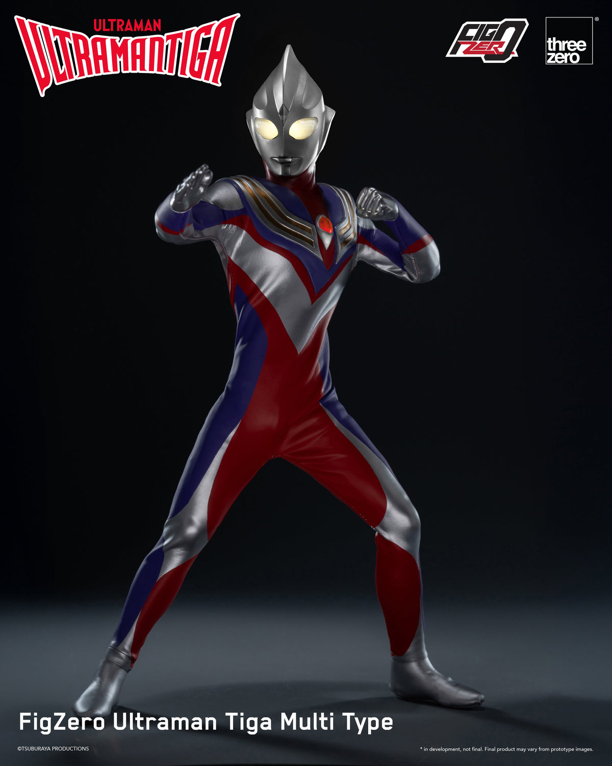 Ultraman Tiga FigZero Ultraman Tiga Multi Type Action Figure