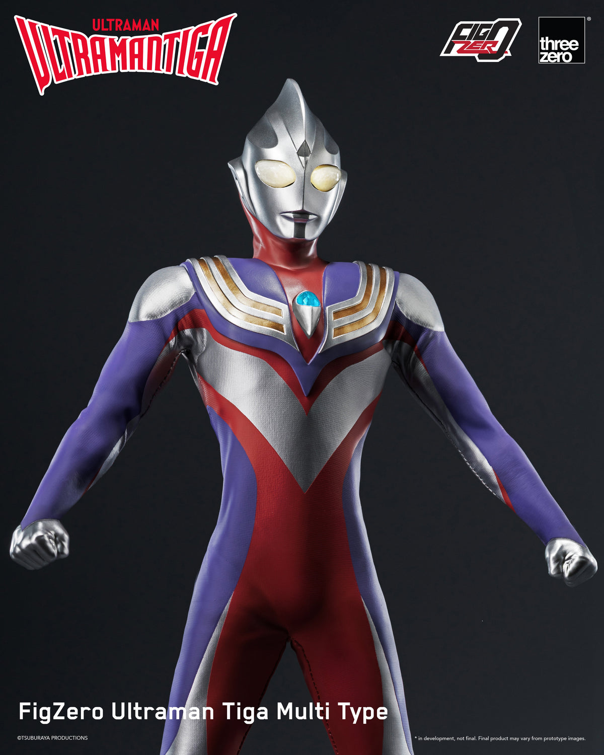 Ultraman Tiga FigZero Ultraman Tiga Multi Type Action Figure