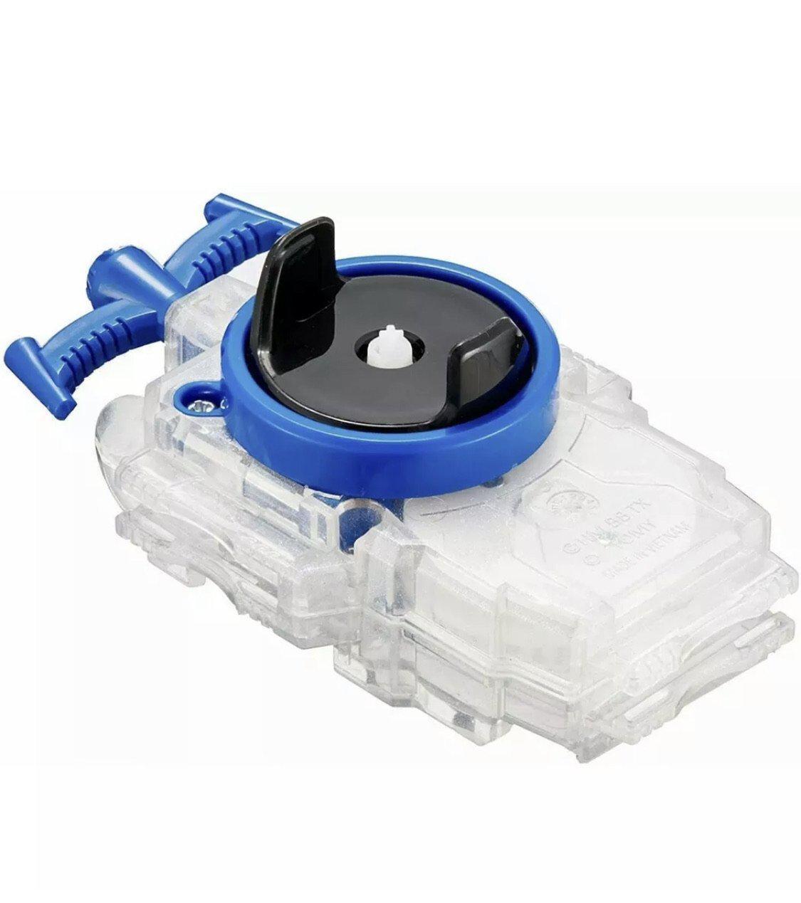 Takara Tomy Beyblade Burst B-99 Left Spin Bey Launcher Clear White