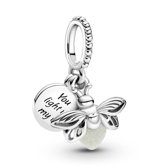 Pandora Glow-in-the-dark Firefly (Lightning Bug) Dangle Charm