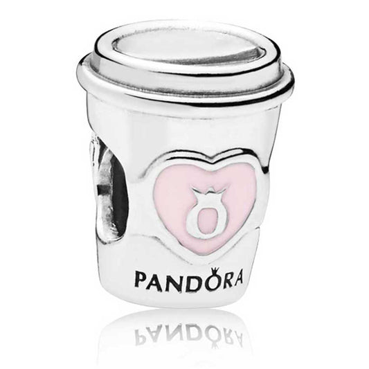 Pandora Take a Break Coffee Cup Charm
