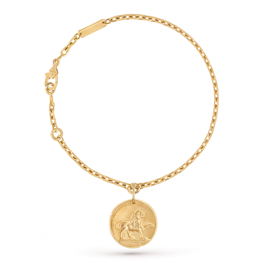 Van Cleef & Arpels Zodiaque Collection Leo Gold Bracelet