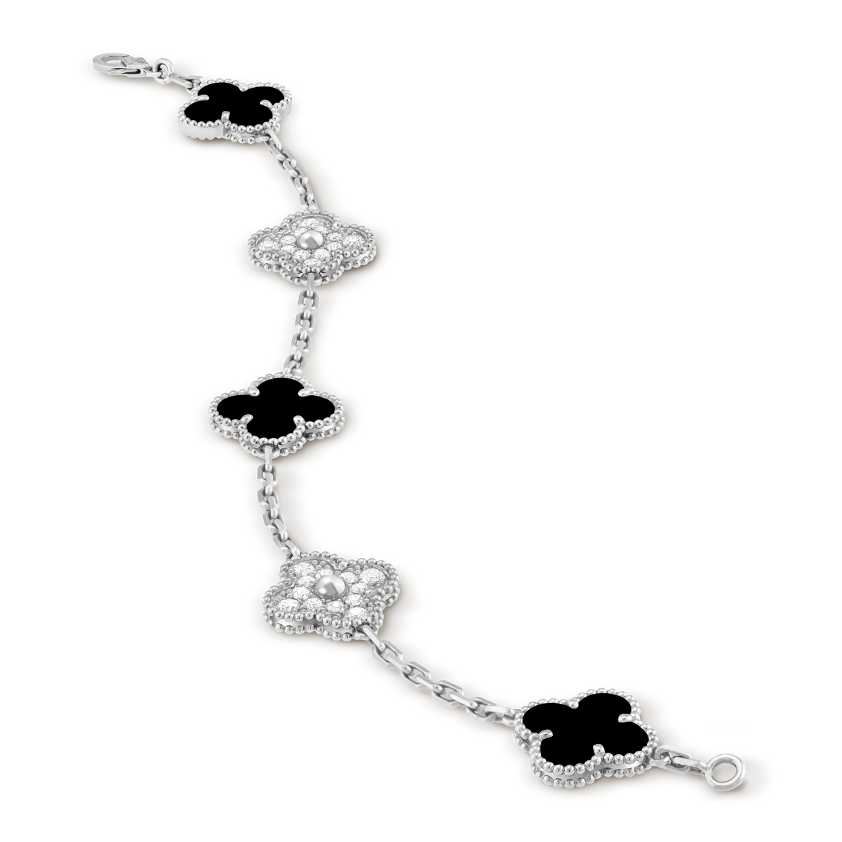 Van Cleef & Arpels Vintage Alhambra Five-Flower Bracelet