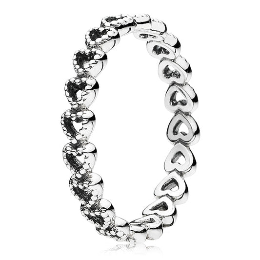 Pandora Band of Hearts Ring