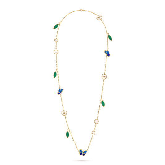 Van Cleef & Arpels Lucky Spring Collection "Butterfly Dance in Spring Breeze" Long Necklace