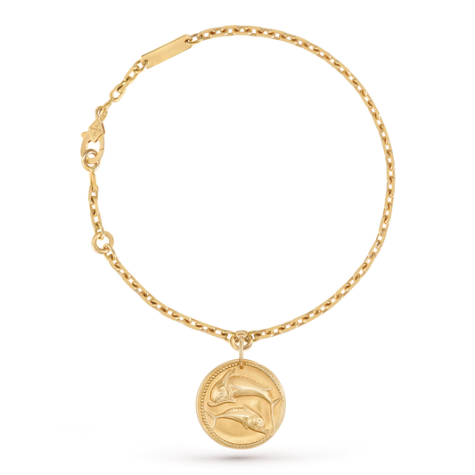 Van Cleef & Arpels Zodiaque Pisces Gold Bracelet