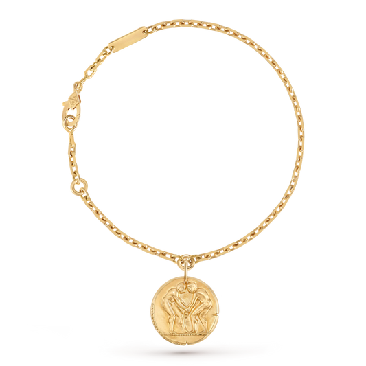 Van Cleef & Arpels Zodiaque Gemini Gold Bracelet