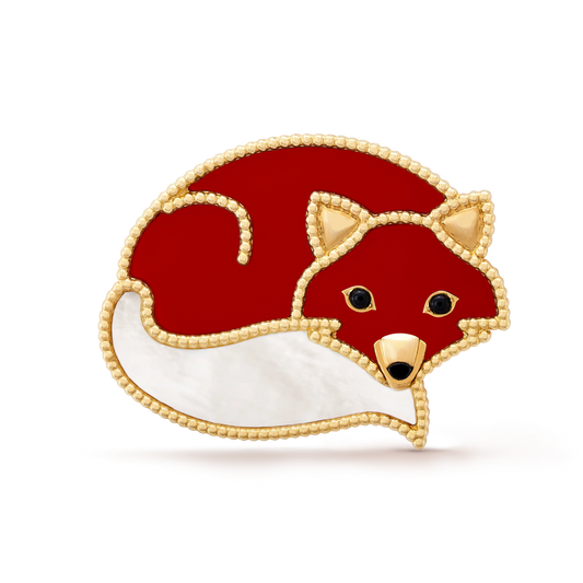 Van Cleef & Arpels Lucky Animals collection fox brooch